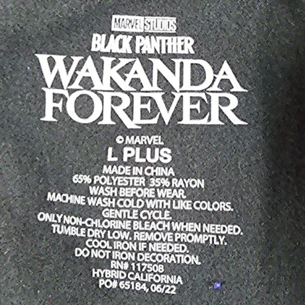 Wakanda Forever Joggers | MARVEL | Large Plus